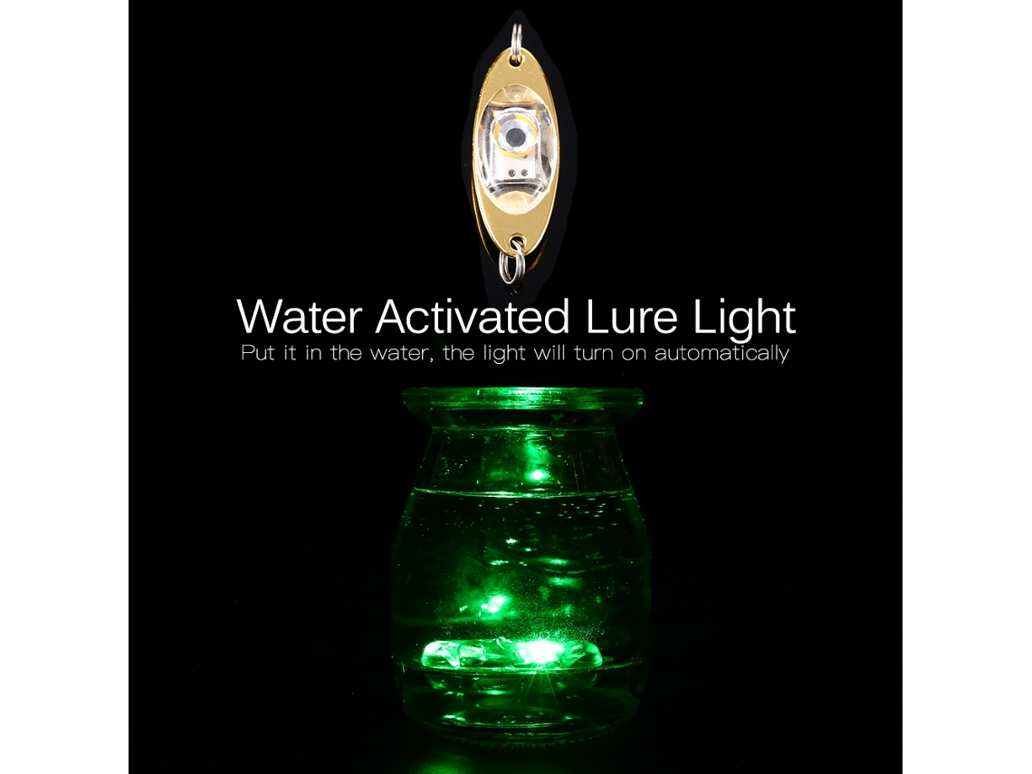 2026rebe-5 Piezas Linterna Led Submarina Para Pesca De Calamar Profunda Señuelo Flash Luz Atractiva