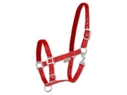 Cabeçada Perlon Satin Vermelho Ponywaldhausen
