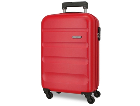 MALETA DE CABINA ROLL ROAD FLEX RÍGIDA EXPANDIBLE 55CM ROJO