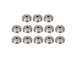 13 Piezas De Polea De Correa Trapezoidal Para Rueda De Impresora, Acero Inoxidable, Rodamiento Cr 10 3d