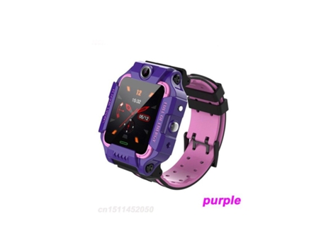 Smartwatch Kids Camera Lbs Tracker Sos Anti-Loss Baby Watch Púrpura