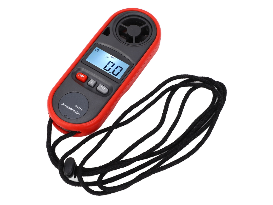 Anemómetro Digital Inalámbrico Portátil Con Medición De Velocidad Del Viento, Temperatura Y Humedad Para Sistemas De Climatización Al Aire Libre, Surf Y Vuelo De Cometas.