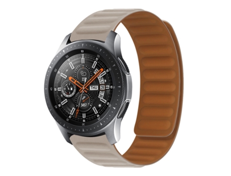 Correa Smartwatch para Samsung Galaxy Gear 2 R380 Silicona Magnética (Caqui)