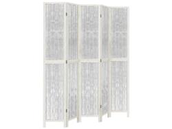 Biombo VIDAXL Blanco Madera (180x1.6x220 cm)