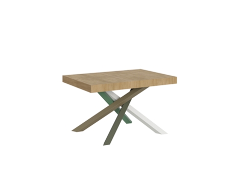 Mesa extensible 90x140/244 cm Volantis Roble Natural estructura 4/A