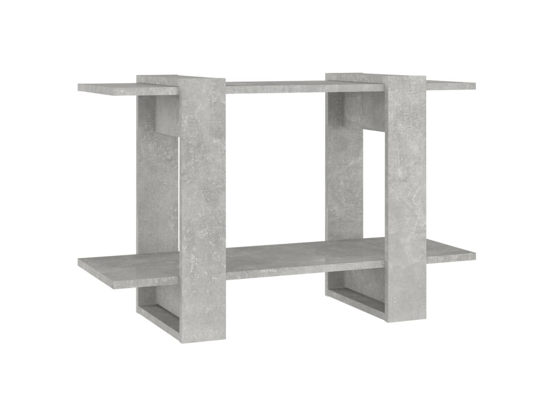 Estantería/separador 80x30x51 cm Color Gris Cemento MAISON EXCLUSIVE
