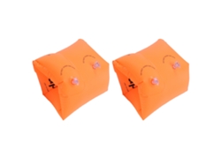 Brazalete Flotante Para Adultos Y Niños, Pvc, Anfibio, Naranja.
