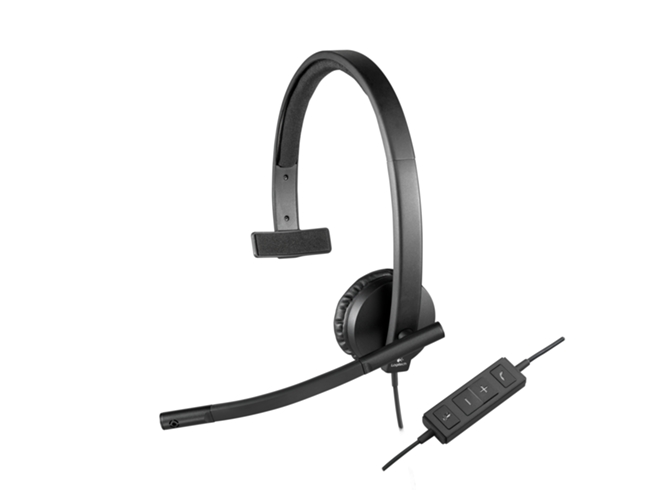 Auriculares con Micrófono LOGITECH H570e Monofónico Negro