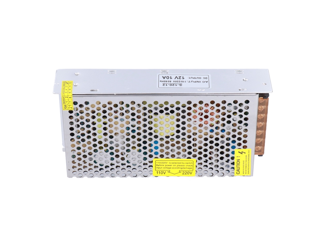 2026dz-fuente De Alimentación Switching 12v 10a Transformador Dc12v Entrada 110v/220v Para Led Cctv Cámara