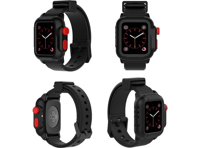 Carcasa WISETONY Apple Watch Series 2 y 3, 42 mm Rojo