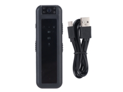 Mini grabadora de video portátil con lente giratoria HD y grabación de sonido digital de 600 mAh para clases y reuniones