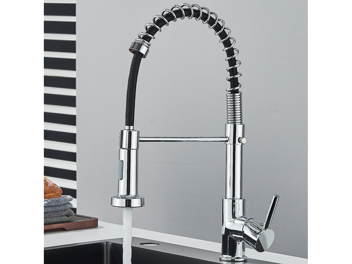 Grifo de cocina, ducha extraíble para cocina, grifo mezclador para fregadero de 360