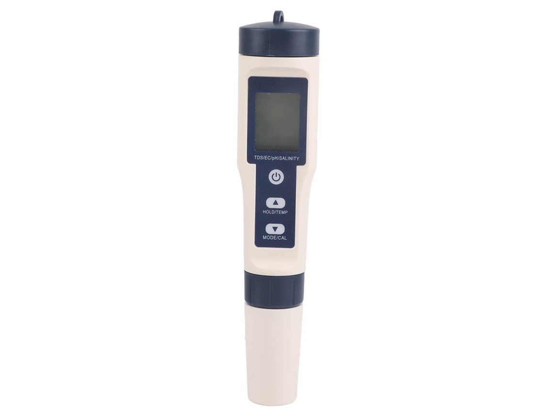 Medidor Digital De Calidad Del Agua 5 En 1: Ph, Salinidad, Tds, Ce, Temperatura. Probador Portátil.