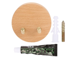 Soporte De Pared De Mdf Para Enchufe De Secador De Pelo Para Toma De Corriente De Baño