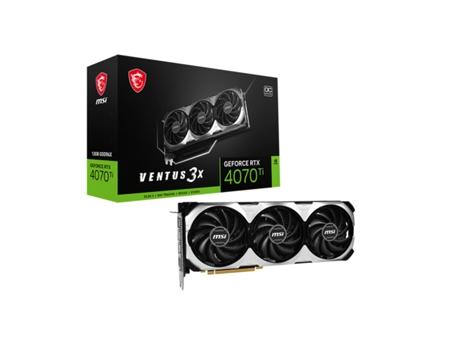Placa Gráfica MSI GeForce Rtx 4070 Ti Ventus 3X 12G Oc