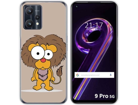 Carcasa para Realme 9 Pro 5G TUMUNDOSMARTPHONE Dibujos Leon Multicolor