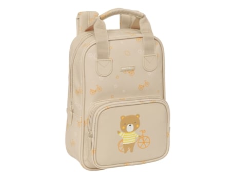 Mochila Infantil SAFTA Osito (Beige)