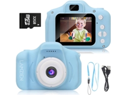 Cámara Instantánea para Niños LAMZIEN X2 HD (Azul - 8 MP - 600 mAh)