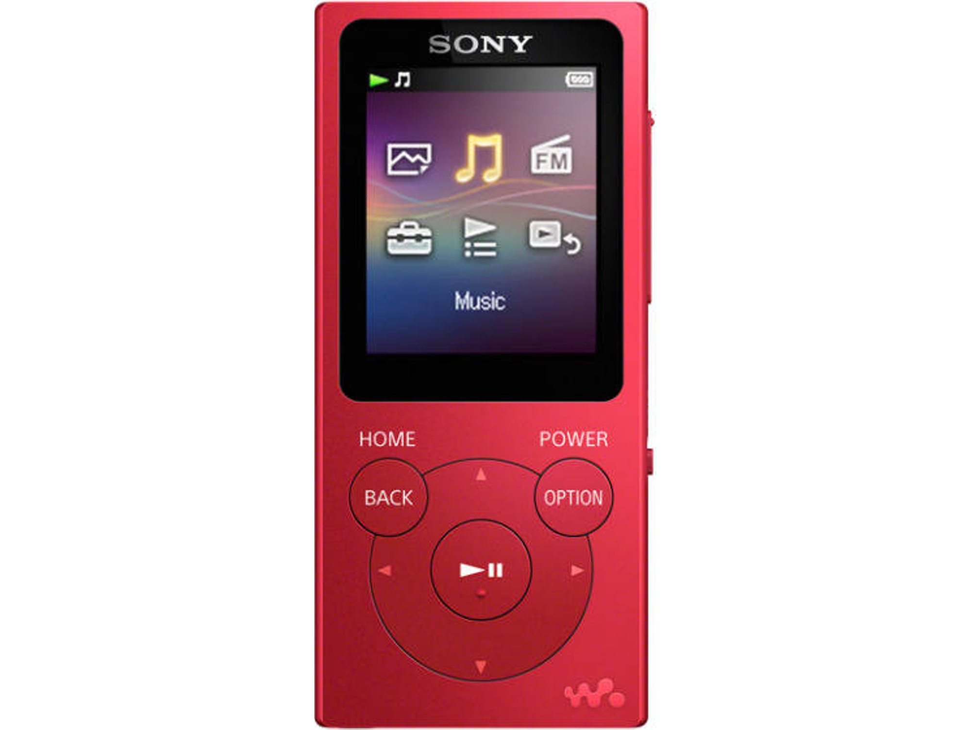 imán Momento Llevando Reproductor MP4 SONY NWE394 (Rojo - 8 GB)