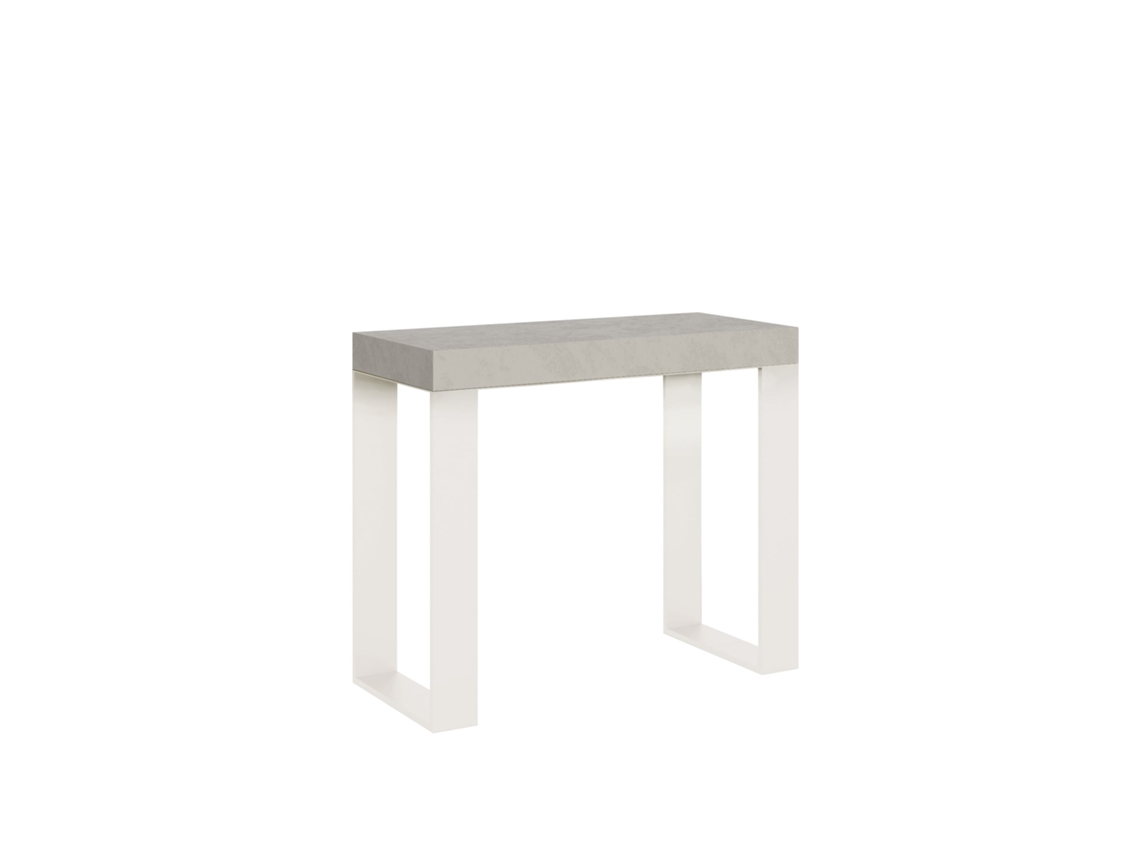 Mesa consola extensible 90x40/196 cm Tecno Pequeña Cashmere Itamoby