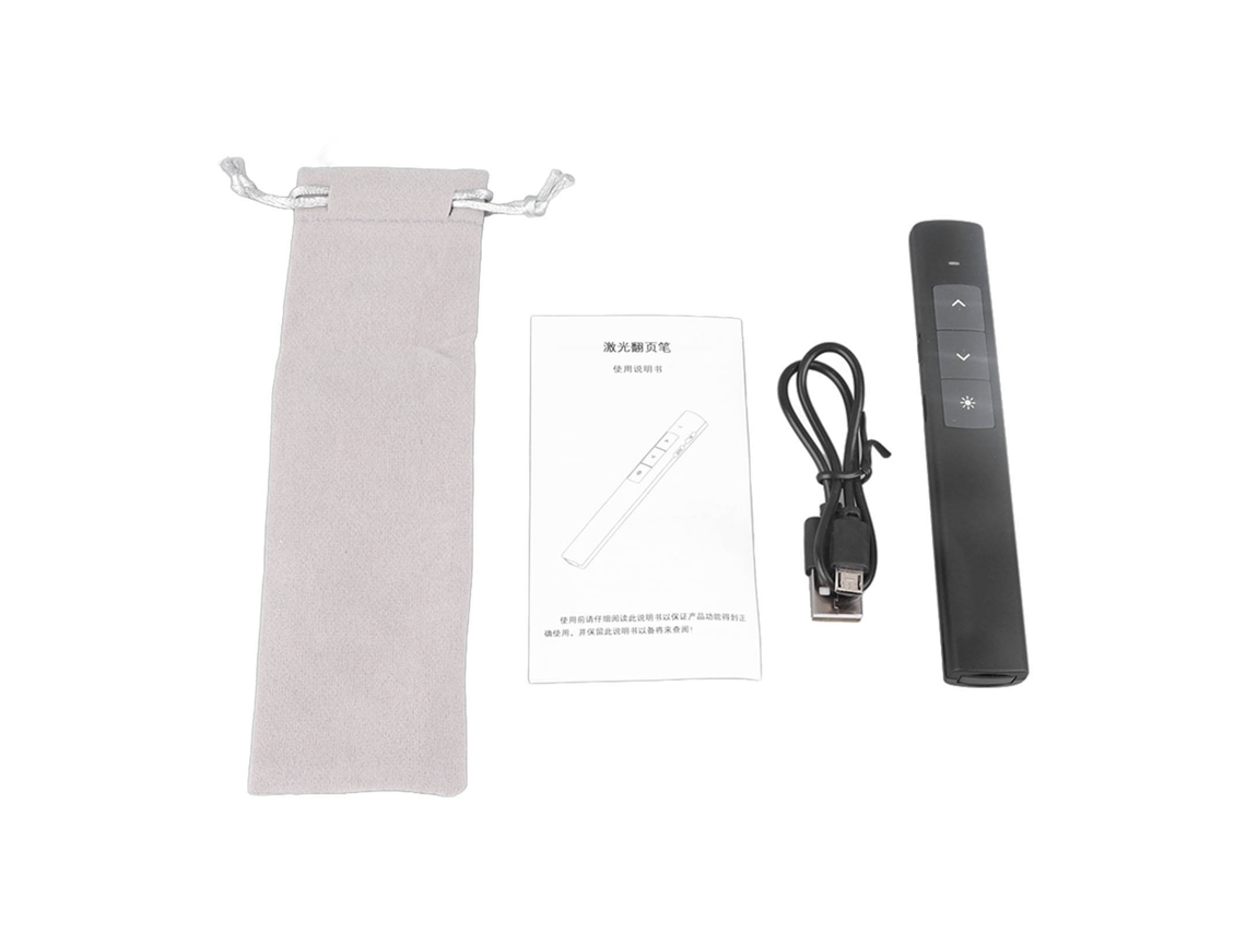 Puntero Láser Inalámbrico Recargable 328ft Control Usb Para Presentaciones Clase Oficina Reuniones