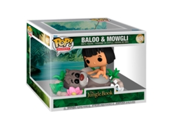 Figura Pop Moment Disney El Libro de la Selva Baloo Mowgli B.active