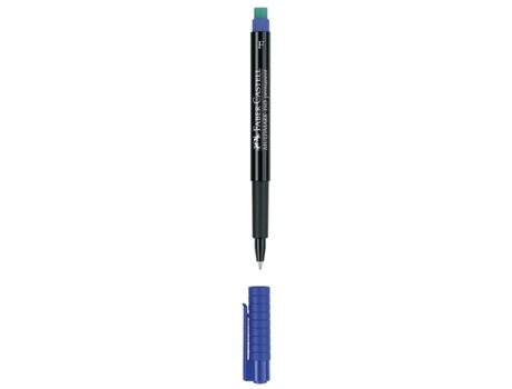 Marcador FABER-CASTELL Fino (Azul - 0.7 mm)