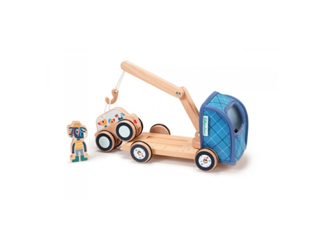 Juego Didáctico LILLIPUTIENS (Madera - Azul - 24 x 13 x 16.5 cm)