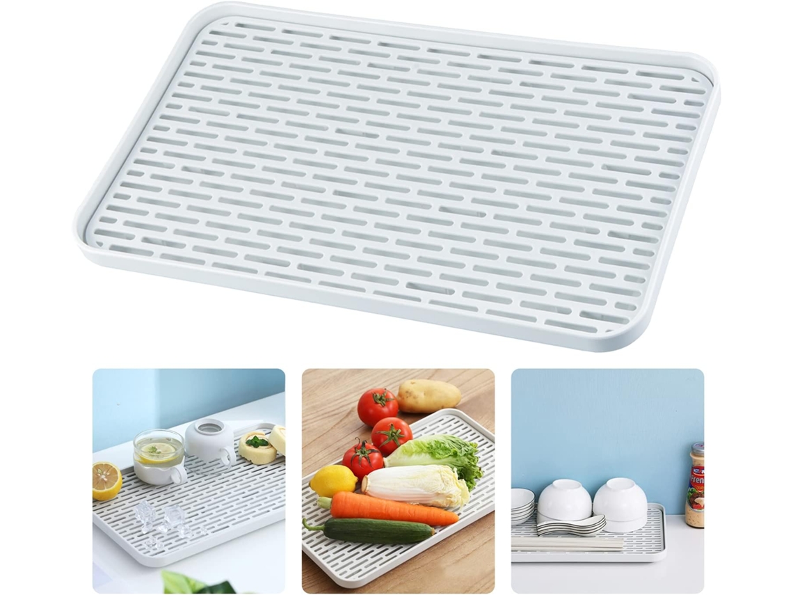 Escurridor De Platos Con Bandeja Grande De 39 X 22,5 Cm.