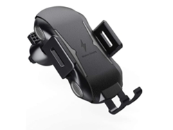 Cargador Carro Sem Qi Fixação Carregamento YIZHOOD Nylon Negro