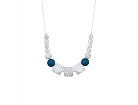 Collar de Lactancia y Dentición MINTYWENDY Lou (Silicona - Blanco - 65 cm)
