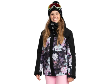 Casacos ROXY Jaqueta Galaxy Preto S Mulher