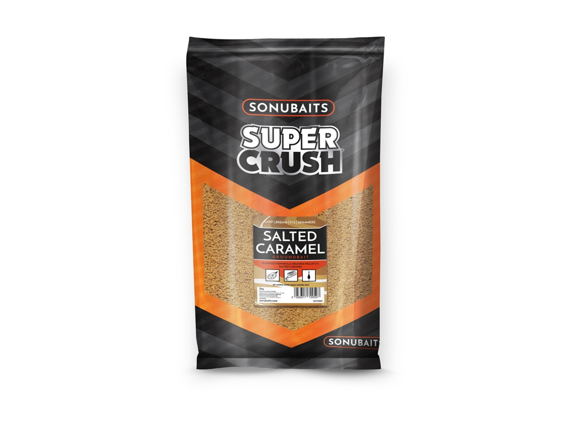 Imprimación SONUBAITS Salted Caramel Groundbaitaly