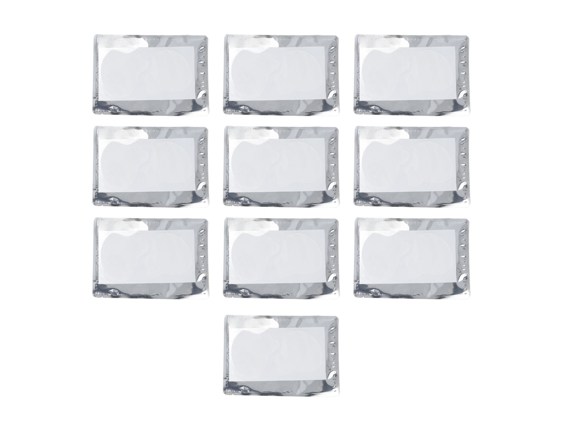 Paquete de 10 parches de hidrogel para arrugas en las mejillas y pliegues nasolabiales, suaves para el rostro, ideales para salones de belleza.