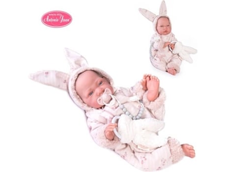 MuÁÂÁÂÁÂÁ±eca ANTONIO JUAN Sweet Reborn Nacida Conejito 42Cm (Edad MÁÂÁÂÁÂÁ nima: 14 AÁÂÁÂÁÂÁ±os)