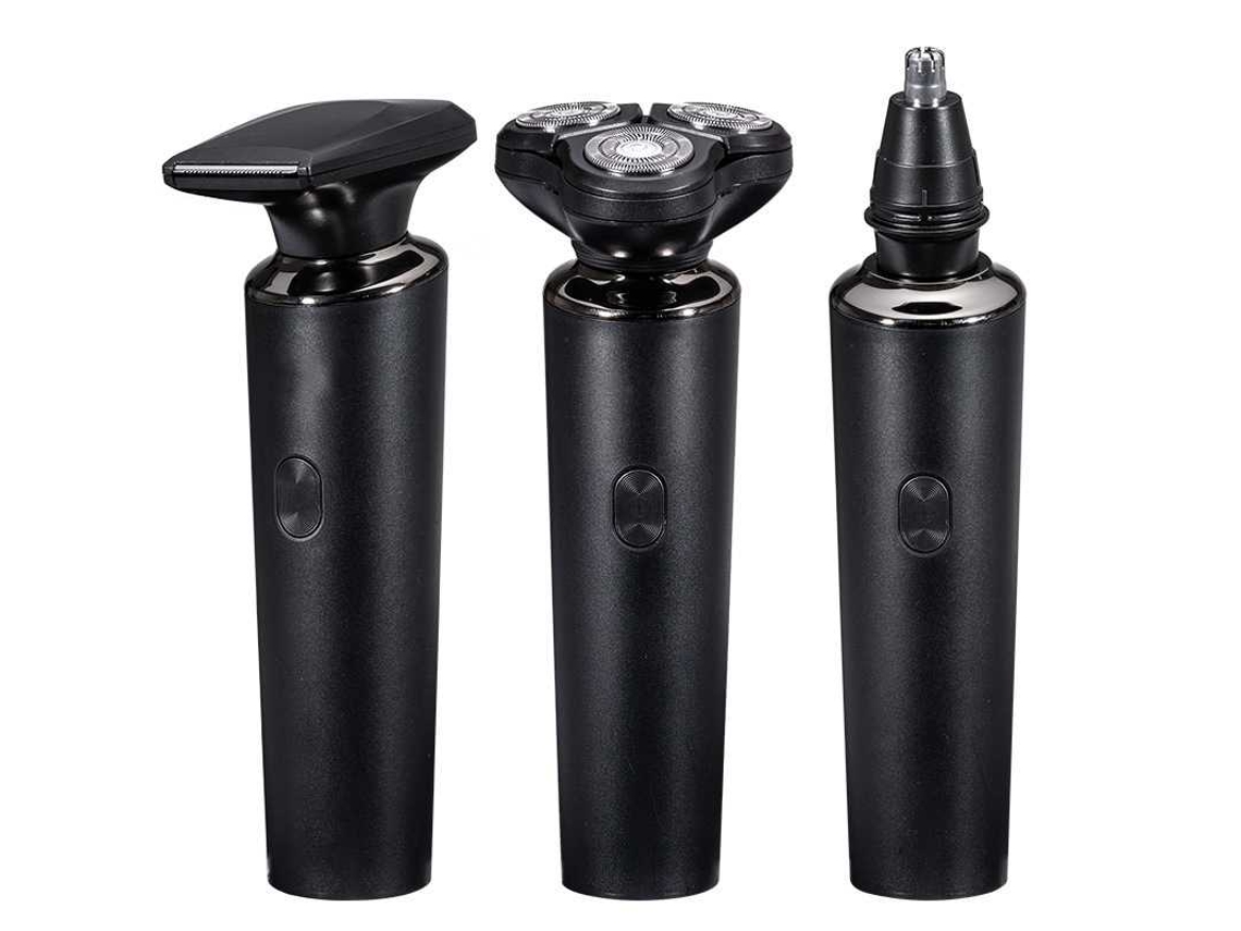 Afeitadora Eléctrica 3 En 1 Multifuncional, A Prueba De Agua, Para Hombre, Afeitadora Portátil Con Carga Usb, Accesorio De Afeitado