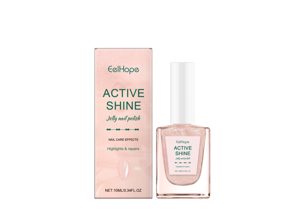 Esmalte de uñas en gel rosa vibrante y de larga duración.