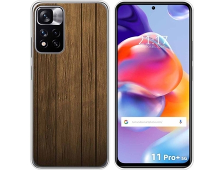 Carcasa para Xiaomi Redmi Note 11 Pro+ Plus 5G TUMUNDOSMARTPHONE Dibujos Madera Multicolor