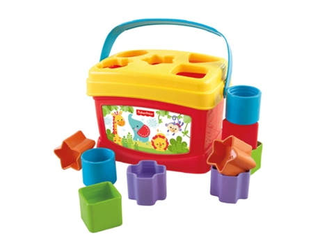 Juego Educativo FISHER PRICE Cubo Primeras Formas (Edad Mínima: 6 Meses - 14 x 14 x 20,5 cm)