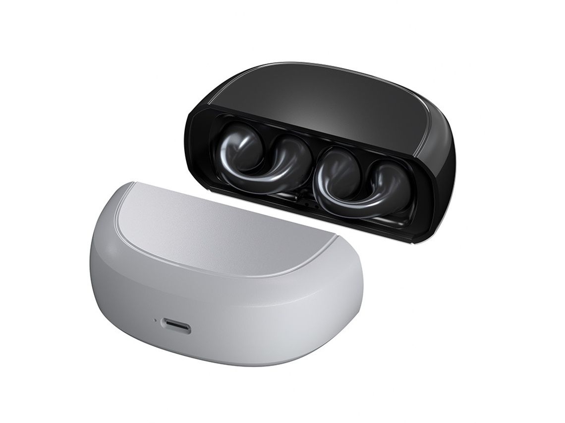 B7 Ear Clip Auriculares Bluetooth Inalámbrico Clip-On Ear Portátil 2 En 1 Auriculares Deportivos Blanco NICECEE