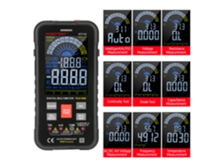 Multímetro digital Habotest HT116 con verdadero valor eficaz y 9999 cuentas | Sin marca