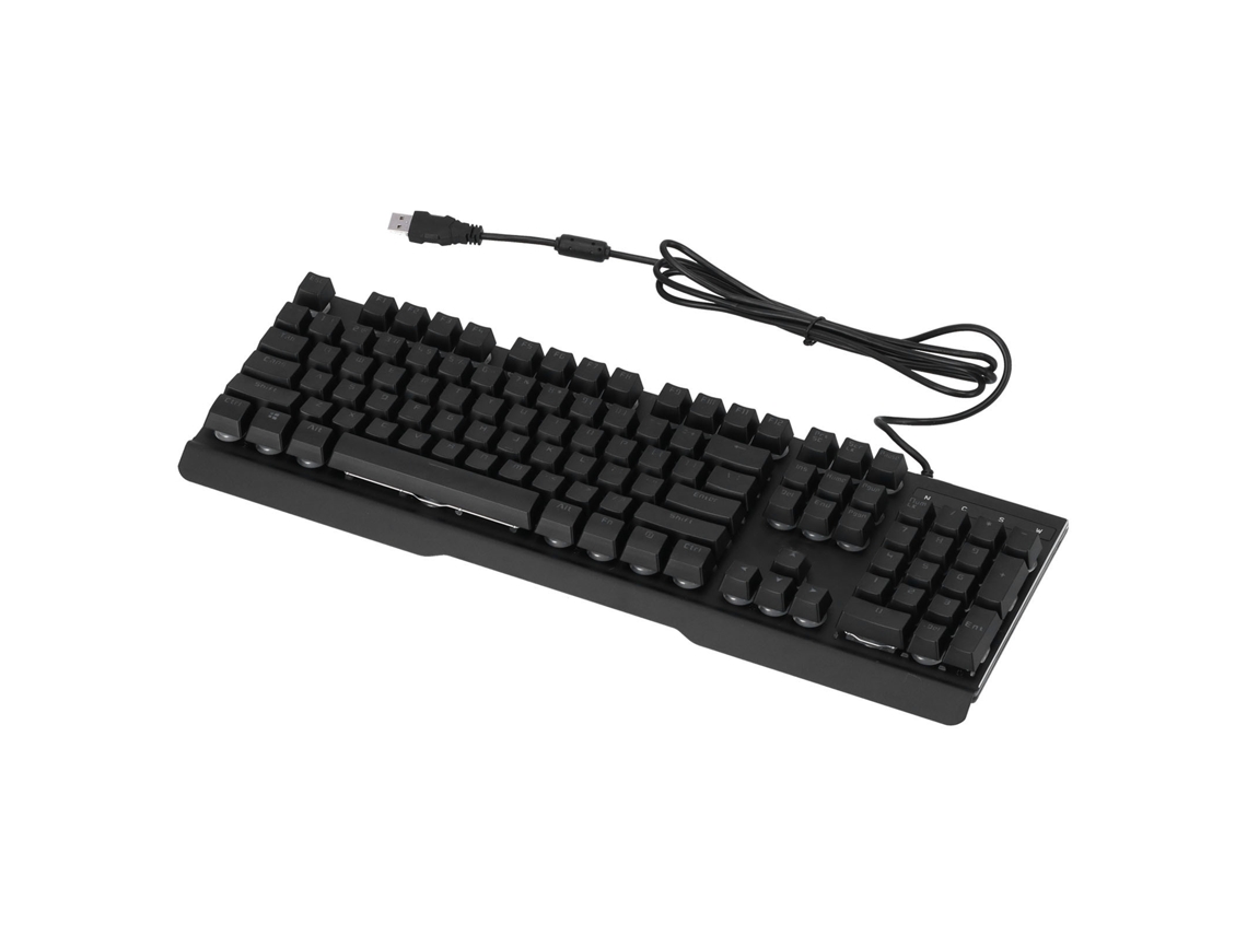 Teclado Mecânico Gamer 104 Teclas Usb2.0 Portátil Para Computador Notebook Hs-761
