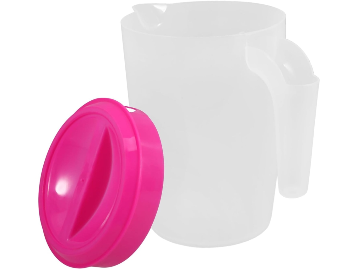 Jarra Transparente Para Té Y Bebidas Con Tapa, Jarra Para Agua Fría Y Té.