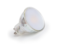 Bombilla LED GU10 5W 500 Lm, Cristal 100º, Sin parpadeo, Blanco frío 6000K, Ledkia