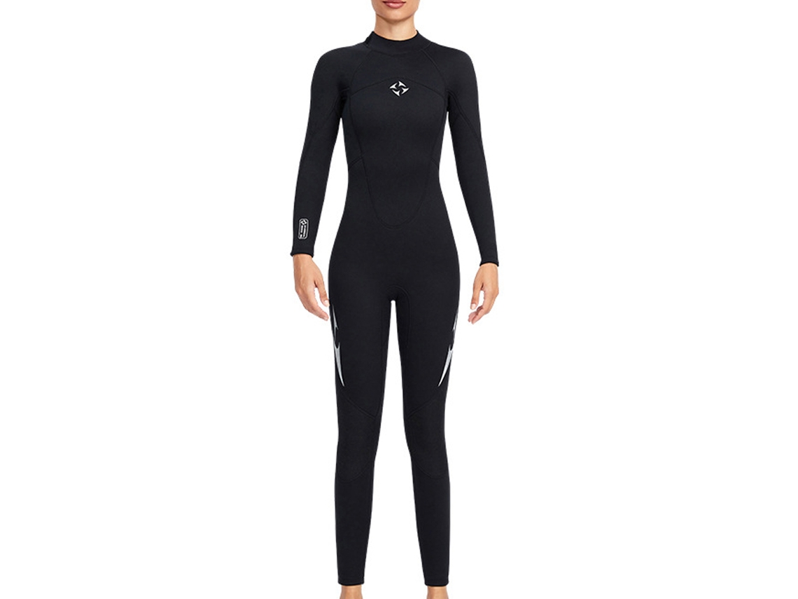 RNEMITERY Traje de buceo unisex de neopreno elástico integral con cremallera delantera