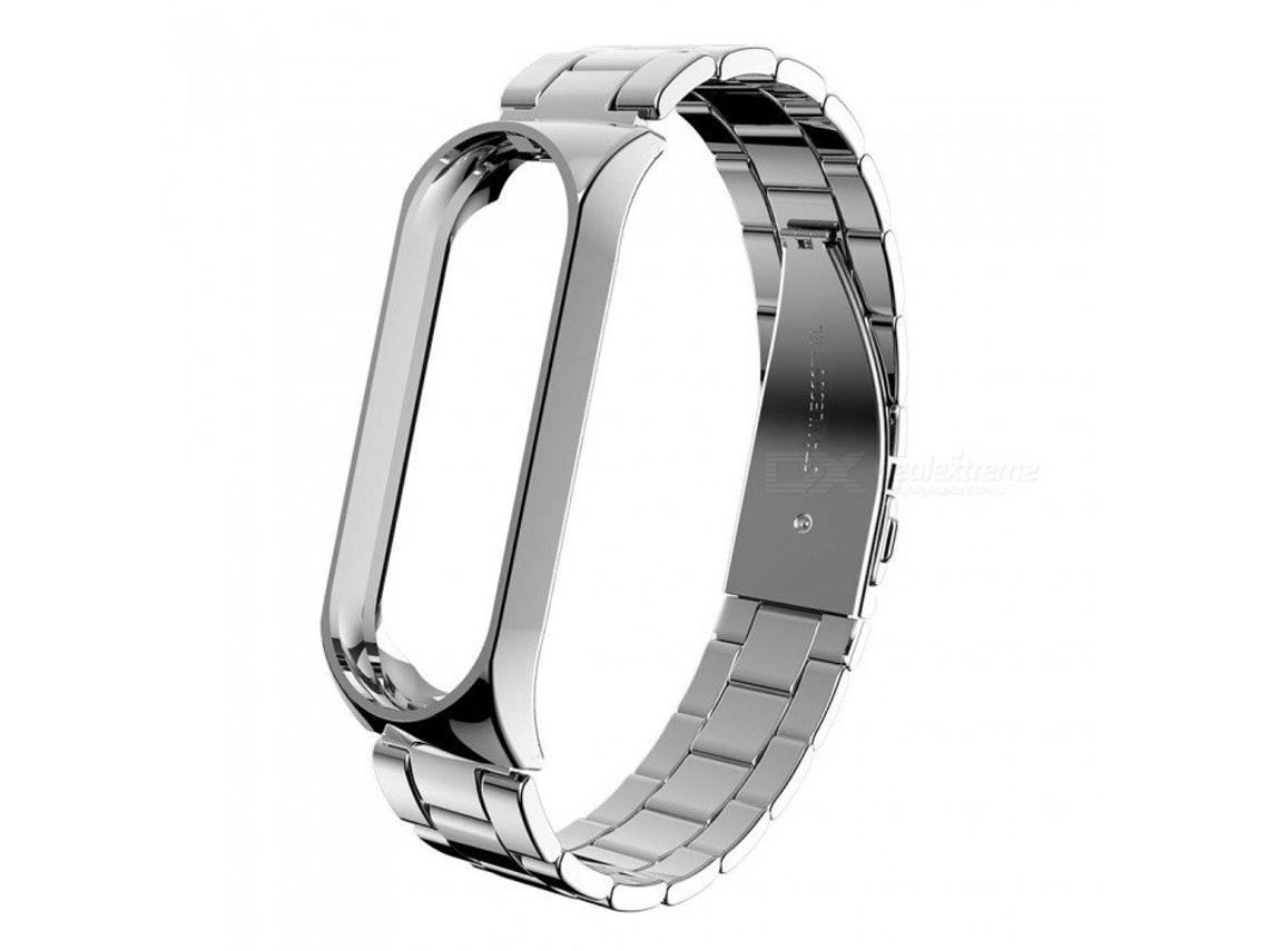 Correa Acero Stainless Lux + Herramienta para Xiaomi Mi Band 7 PHONECARE Gris