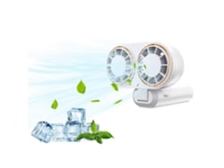 Zkccnuk Recarregável Ventilador Portátil, Pequeno Ventilador de Mesa Dobrável Com Display Digital, Ventilador Portátil, Pequeno Eletrodoméstico Em