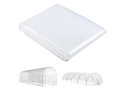 Película Para Invernadero De 8x10 M, Gruesa Y Transparente, Resistente A Los Rayos Uv.