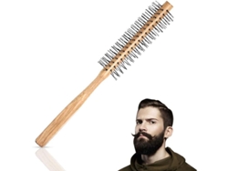 Cepillo Redondo Para Barba De Hombre, Antiestático Para Peinar Barbas Y Cabello Corto Uuc