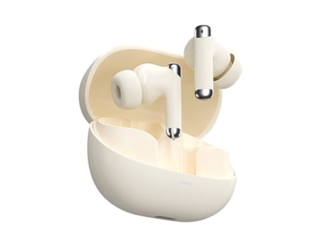 ENC Auriculares Reducción Ruido Llamada TRONSMART Sounfii R4 TWS Beige
